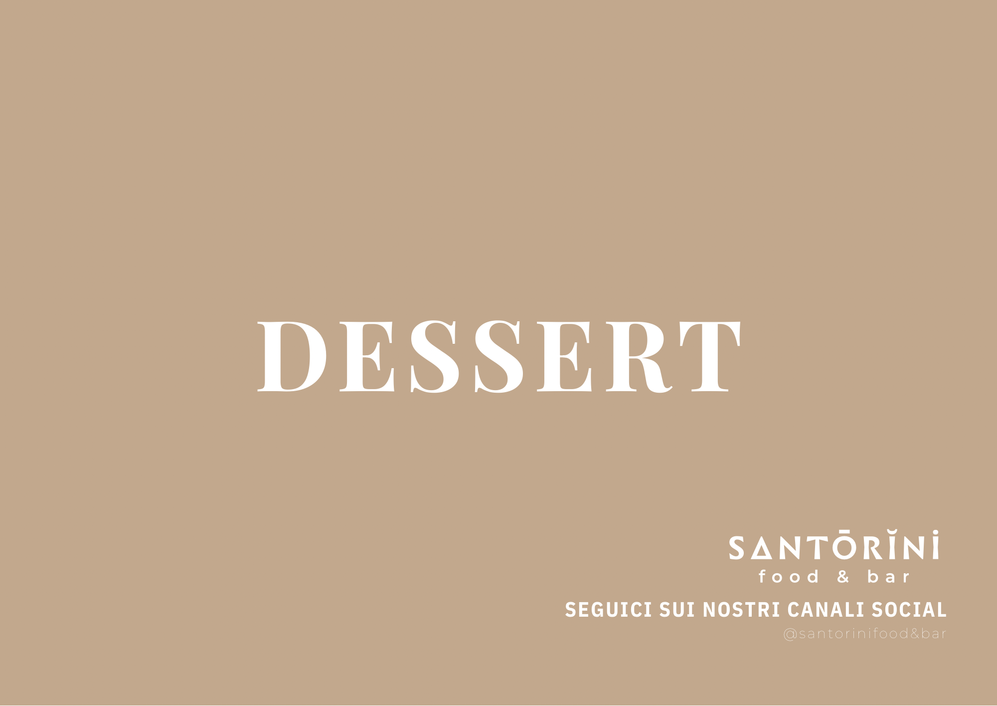 DESSERT
